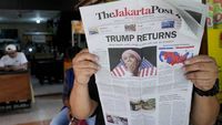 Kemenangan Trump Jadi Berita Utama di Berbagai Negara