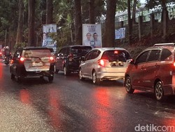 Jalan Sholeh Iskandar Bogor Sempat Banjir Imbas Hujan Deras