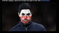 Meme Kocak Arsenal Kalah Lagi, Ramai Arteta Out
