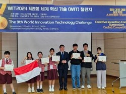 The Robotics Team SDK 3 PENABUR Bawa Gold Medal Usai Ikuti Lomba di Korsel