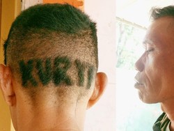 Gaya Nyentrik Engkus Dukung Syakur-Putri di Pilkada Garut 2024