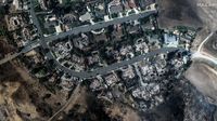 Gunung di California Terbakar, Komplek Perumahan Ikut Hangus