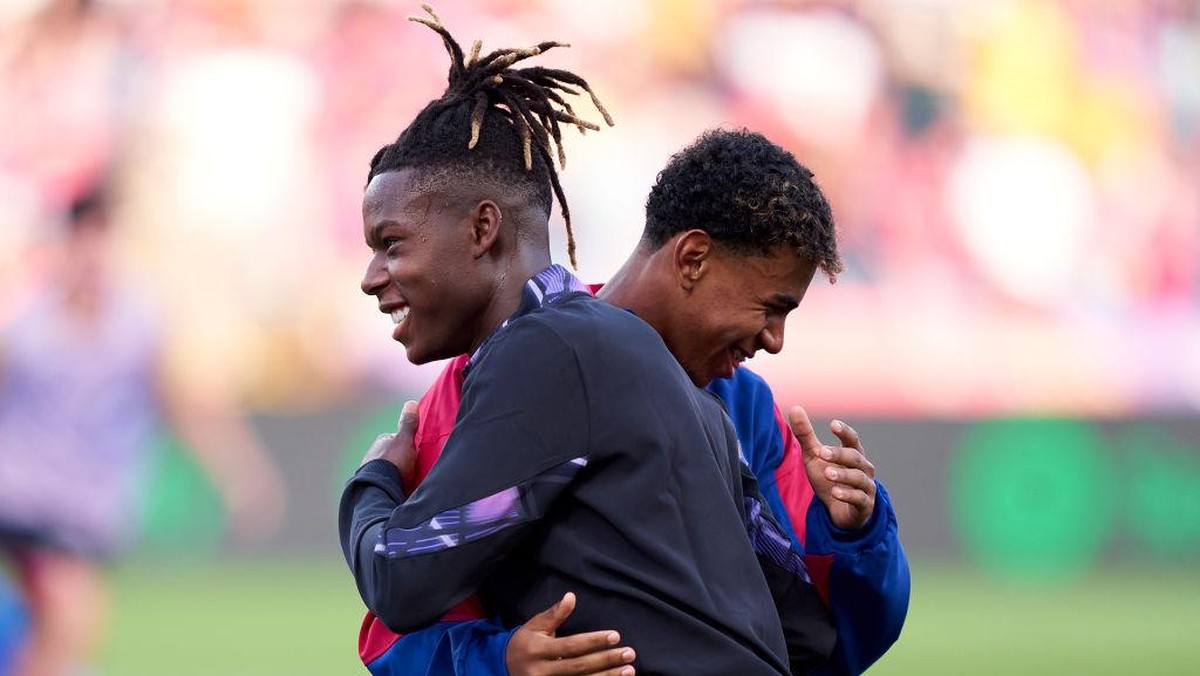 Nico Williams gerah dirayu terus pemain Barcelona sepanjang musim panas (Getty Images/Pedro Salado)