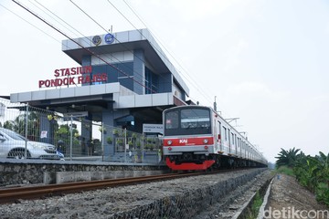 Melihat Wajah Baru Stasiun Pondok Rajeg, Kini Lebih Modern