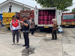 10 Ribu Tabung Gas Oplosan Disita Polda Jabar