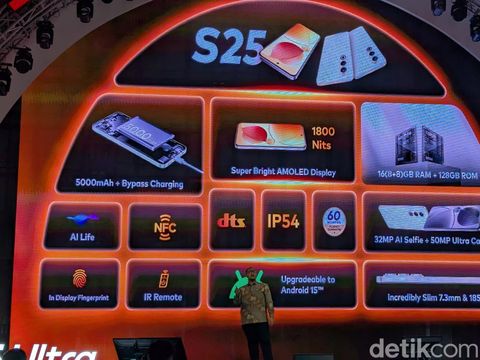 Ringkasan spesifikasi seri Itel S25