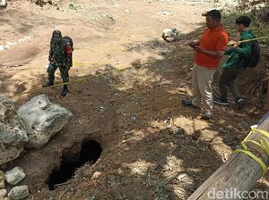 Temuan Awal Tim Geologi ESDM di Lubang Misterius Sedot Air Sungai Blitar