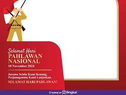 15 Daftar Link Twibbon Hari Pahlawan 2024 Terbaru, Ada Berbagai Desain Unik!