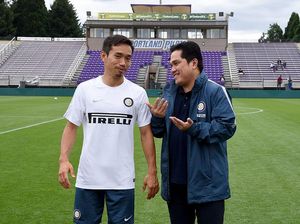 Indonesia Vs Jepang: Reuni Erick Thohir dengan Yuto Nagatomo