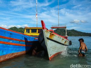 Tolong! Nelayan RI di Ujung Tanduk Dihantam Cuaca Ganas