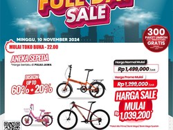 Transmart Full Day Sale! Sepeda Dibanderol Mulai Rp 1 Juta