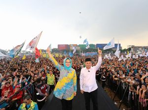 Kampanye di Depan Ribuan Massa, Airin-Ade Siap Wujudkan Banten Maju Bersama