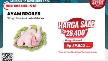 Ayam Broiler Murah Meriah di Transmart Full Day Sale!