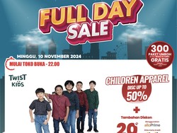 Merapat Bun! Baju dan Mainan Anak Diskon di Transmart Full Day Sale