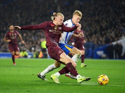 Gol Haaland Bawa Man City Ungguli Brighton 1-0 di Babak I