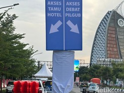 Debat Pilkada Sulsel, Polisi Alihkan Jalan Andi Djemma Makassar Satu Arah