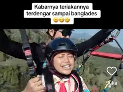 Ketegangan-Ketakutan saat Terbang Paralayang di Gunung Banyak Kota Batu