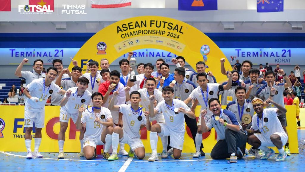 Foto: Momen-momen Indonesia Gebuk Vietnam dan Juara Piala AFF Futsal 2024 Foto: Momen-momen Indonesia Gebuk Vietnam dan Juara Piala AFF Futsal 2024