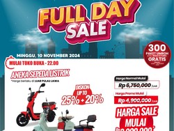 Sepeda Listrik di Transmart Full Day Diskon!