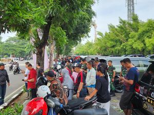 Antusiasnya Warga Mau Ikut Upacara di TMP Kalibata, Ada yang Dari Palembang