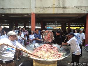 Luthfi Masak 2 Ribu Porsi Bareng Bobon Santoso: Dukung Makan Bergizi Gratis
