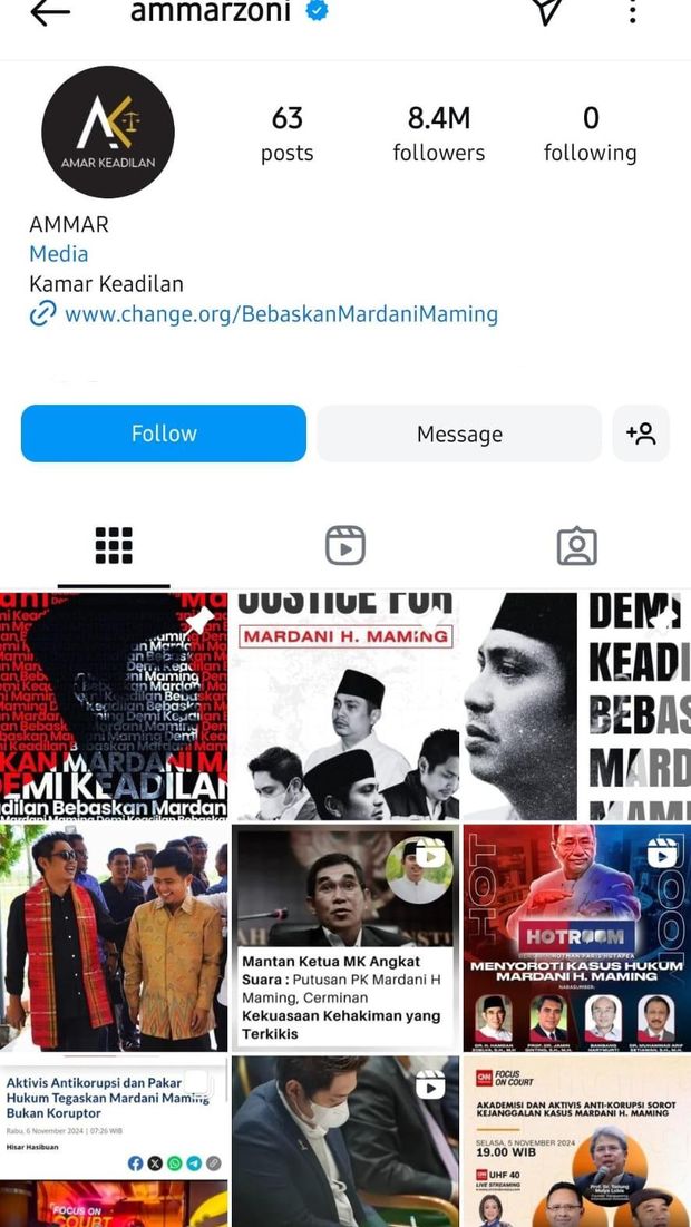 Dijual dengan Harga Fantastis, Begini Penampakan Baru Akun Instagram Ammar Zoni