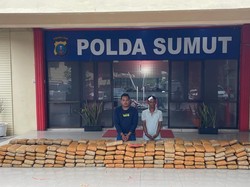 Polda Sumut Tembak Mobil Bawa 272 Kg Ganja di Langkat, 2 Pelaku Ditangkap