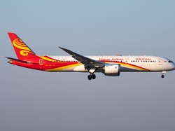 Tabrak Burung, Mesin Boeing 787 Hainan Airlines Terbakar Hebat-Api Menyembur