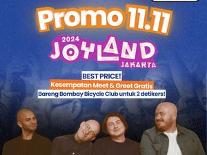 Termurah! Promo 11.11 Joyland Festival Gratis Meet and Greet Bareng Bombay Bicycle Club Termurah! Promo 11.11 Joyland Festival Gratis Meet and Greet Bareng Bombay Bicycle Club