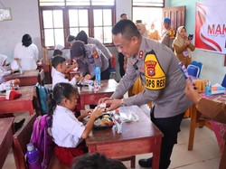 Giliran Kapolres Rohil Gelar Makan Bergizi Gratis Dukung Asta Cita Presiden