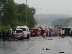 Tabrakan Beruntun di Tol Cipularang, Diduga Truk Rem Blong