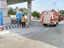 Heboh Kebakaran di SPBU Rejosari Temanggung, Begini Kata Damkar