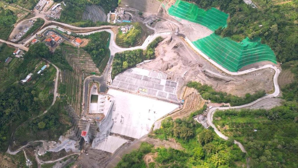 Penampakan Bendungan di Bali yang Dicek AHY Penampakan Bendungan di Bali yang Dicek AHY