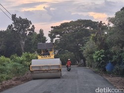 Dulu Bak Kubangan Kerbau, Jalan di Kota Pekanbaru Ini Akhirnya Diperbaiki Pusat