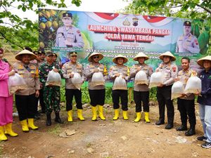 Polda Jateng Luncurkan Program Swasembada Pangan di Momen Hari Pahlawan