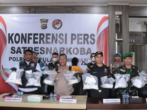 Nekat Jadi Kurir 15,8 Kg Sabu, Herkules Ditangkap Polres Meranti