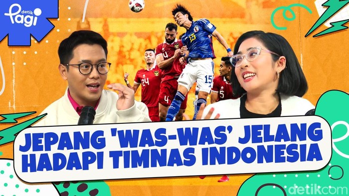Detik Pagi edisi Rabu, 13 November 2024 membahas Jepang Was-was Jelang Hadapi Timnas Indonesia