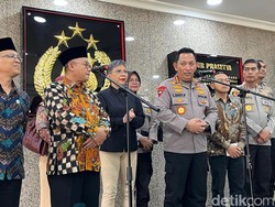 Kapolri Terima Kunjungan Mendikdasmen, Bahas soal Judol hingga Tawuran