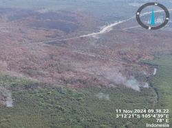 Karhutla Sumsel Tersisa di Pangkalan Lampam, 3 Helikopter Dikerahkan