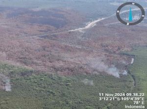 Karhutla Sumsel Tersisa di Pangkalan Lampam, 3 Helikopter Dikerahkan