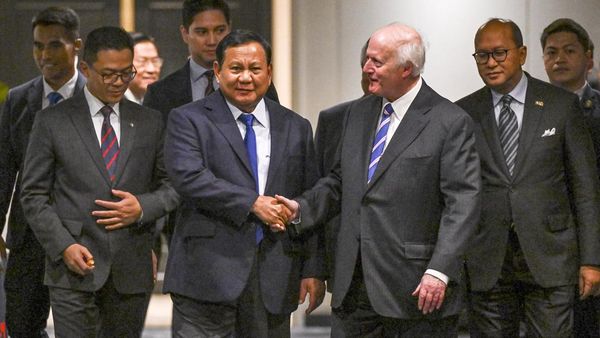 Momen Prabowo Bertemu Usindo di AS