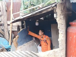 7 Rumah Warga Ciampea Rusak Akibat Hujan Deras Disertai Angin Kencang