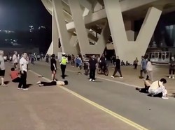 Video: Malam Horor di Pusat Olahraga China gegara Tabrak Lari