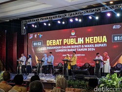 Empat Paslon Pilbup Lombok Barat Umbar Berbagai Janji Seusai Debat Kedua