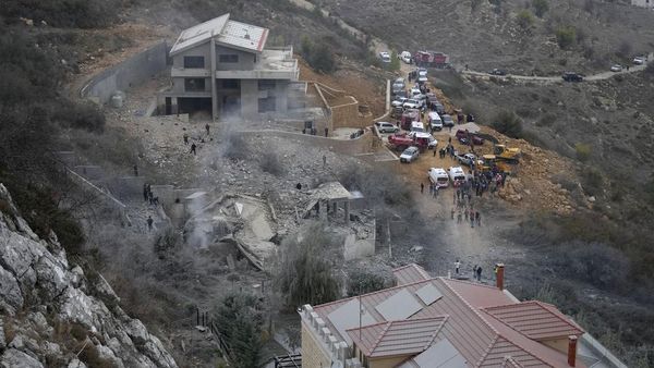 Desa di Wilayah Pegunungan Lebanon Hancur Digempur Israel