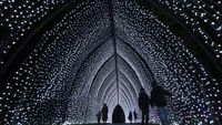 Gemerlap Cahaya Natal di Kew Gardens London