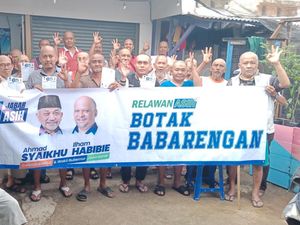Relawan Botak Babarengan, Gerakan Dukungan untuk Syaikhu-Ilham Relawan Botak Babarengan, Gerakan Dukungan untuk Syaikhu-Ilham