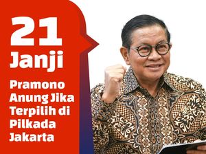 21 Janji Pramono Anung Jika Terpilih di Pilkada Jakarta