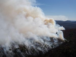 Kebakaran Hutan di New Jersey AS Meluas