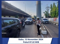 Lalin di Jl Rawa Buaya Cengkareng Jakbar Macet Imbas Perbaikan Jalan